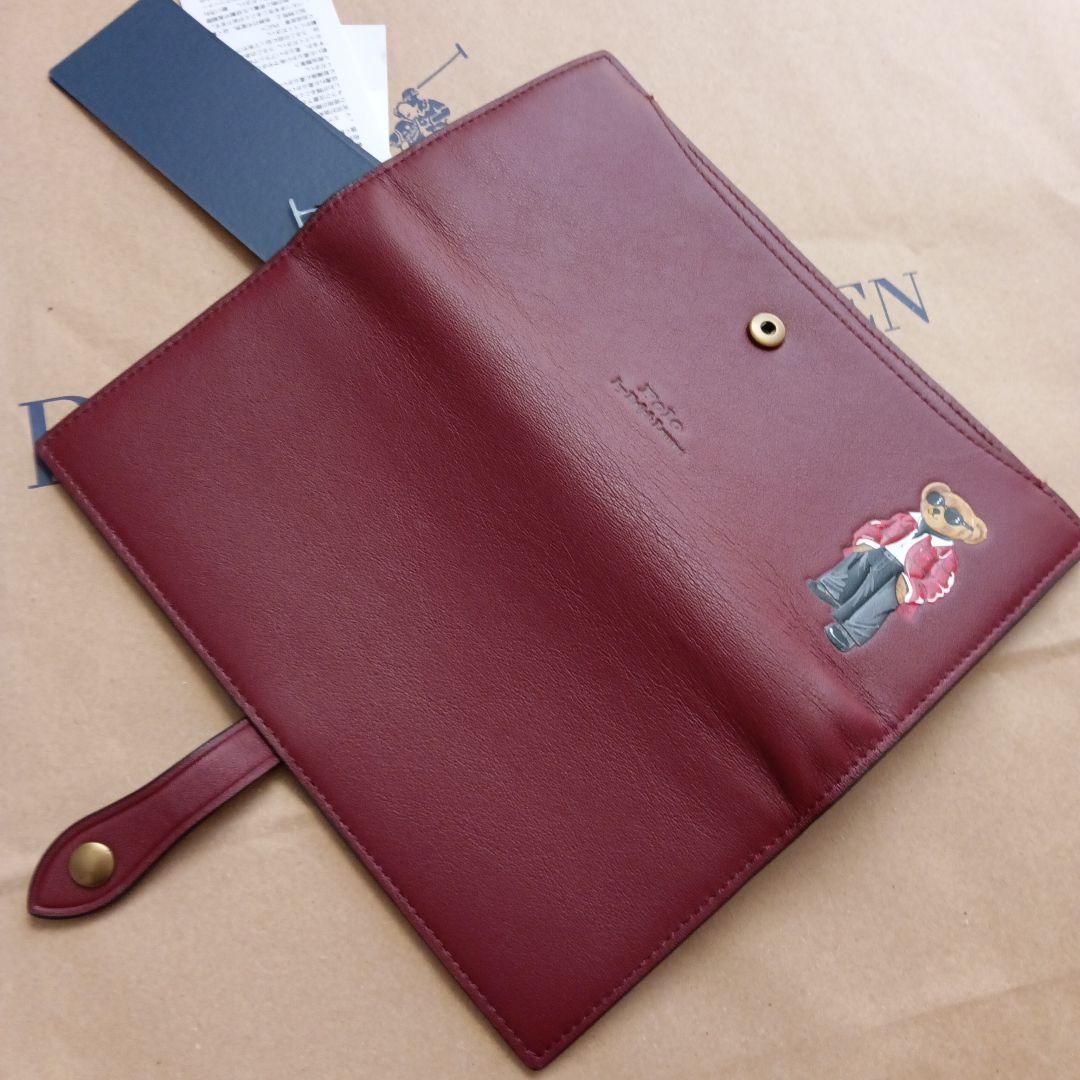 POLORALPHLAUREN ポロベア 長財布 財布 牛革100％