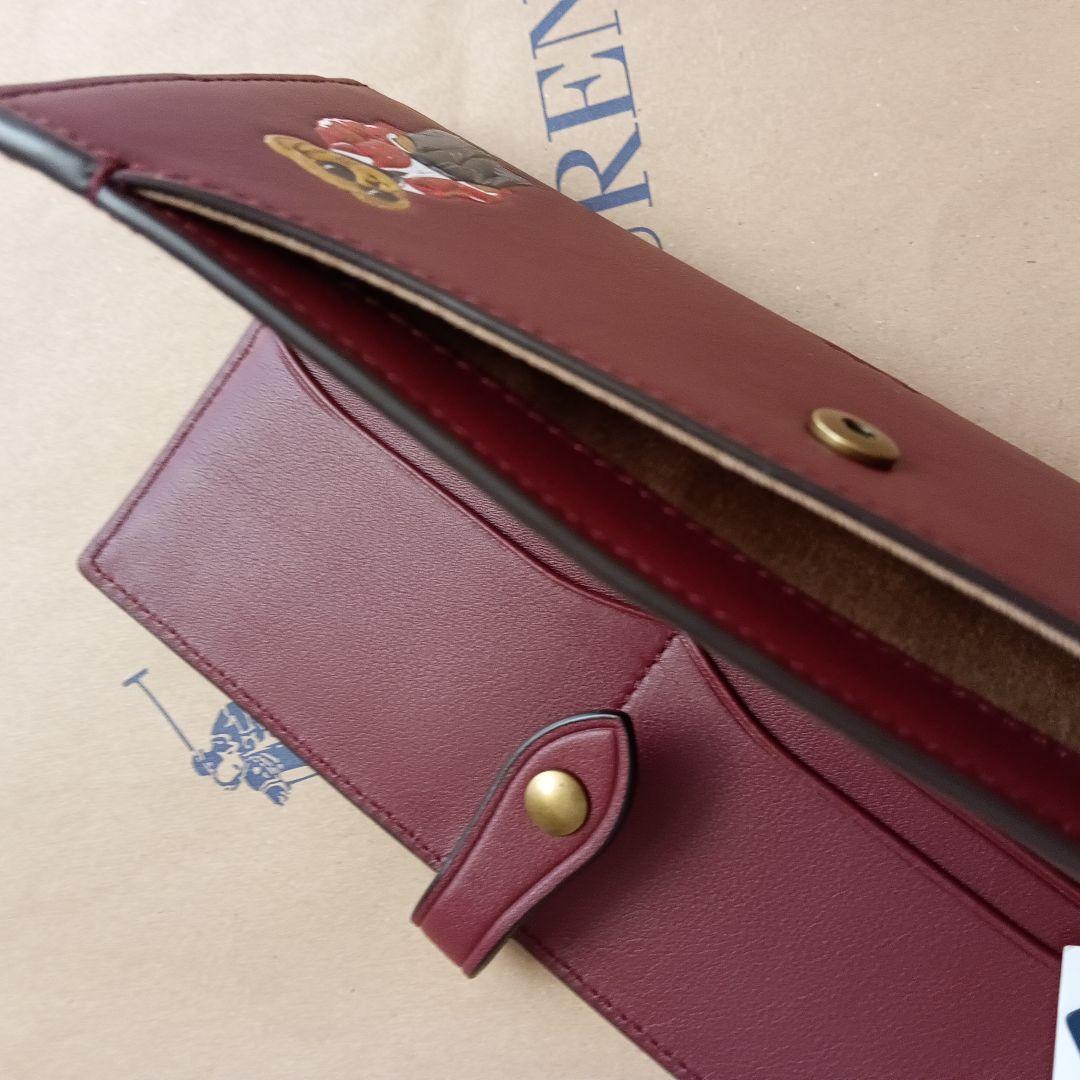 POLORALPHLAUREN ポロベア 長財布 財布 牛革100％