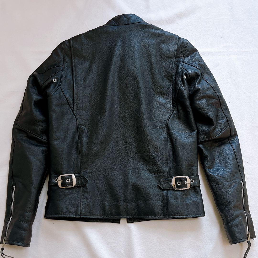 Freedom レザージャケット シングルライダース 牛革 本革 キルティング