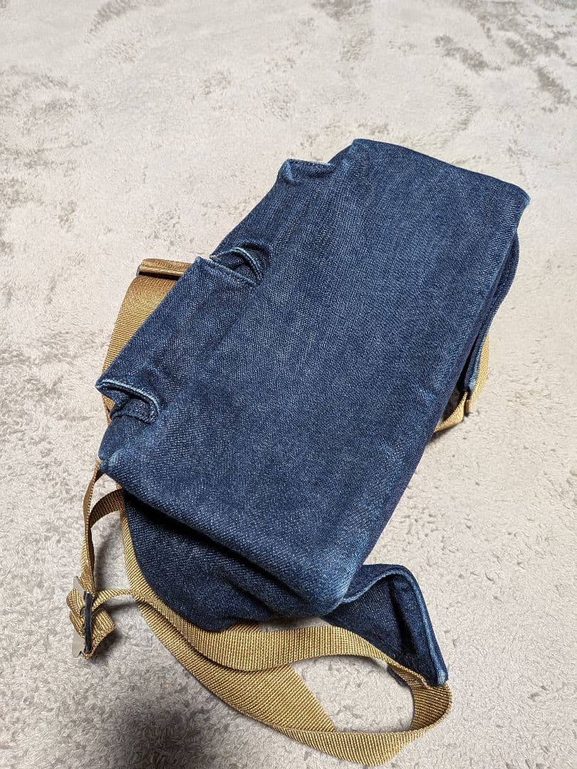 BAPE×PORTER 　ウエストバッグ　デニム　インディゴ