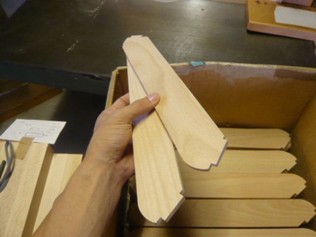 豊岡クラフト　木製 2段本棚 キャスター付き　ライトブラウン