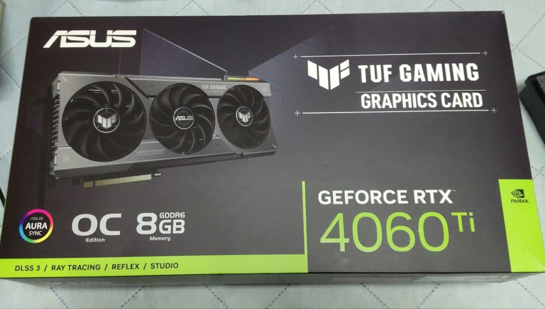 グラフィックボード・グラボ・ビデオカード ASUS GEFORCE RTX 4060 Ti 8GB OC Edition