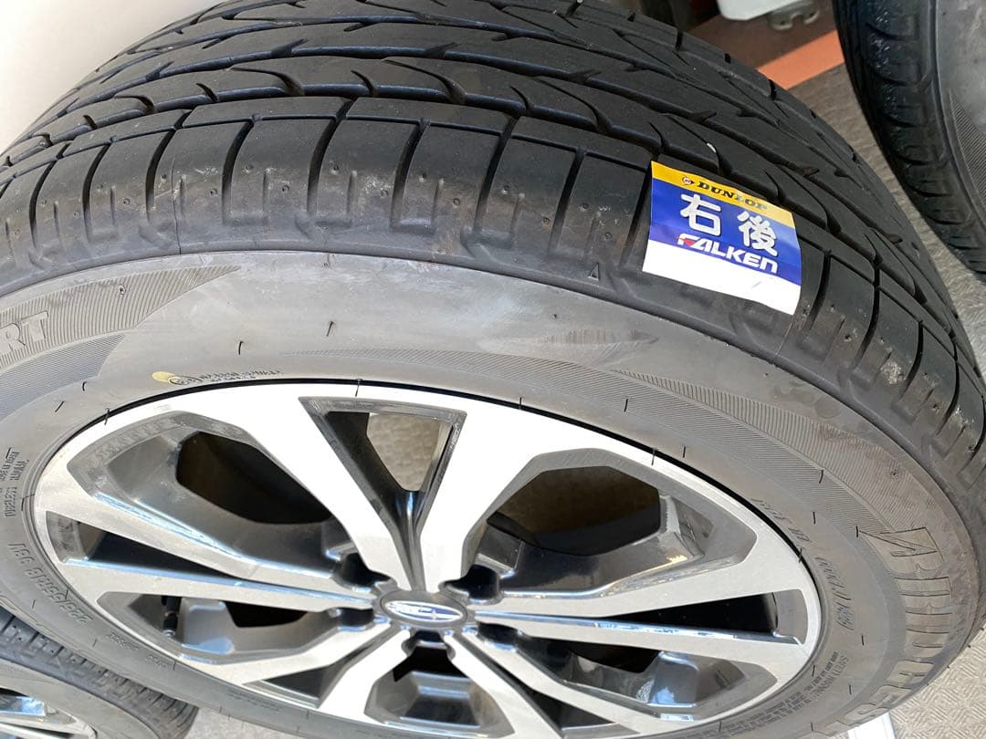 フォレスターSK純正ホイール4本セット 225/55R18 PCD114.3mm