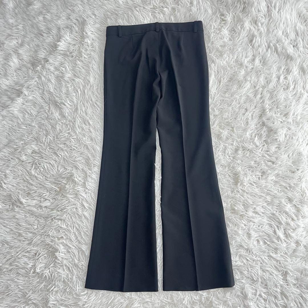 美品 セオリー パンツスーツセットアップ 上下 URBAN フレア ビジネス 黒