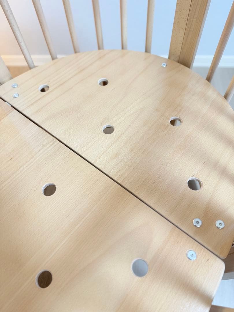 STOKKE スリーピーベビーベッド ナチュラルウッド　美品