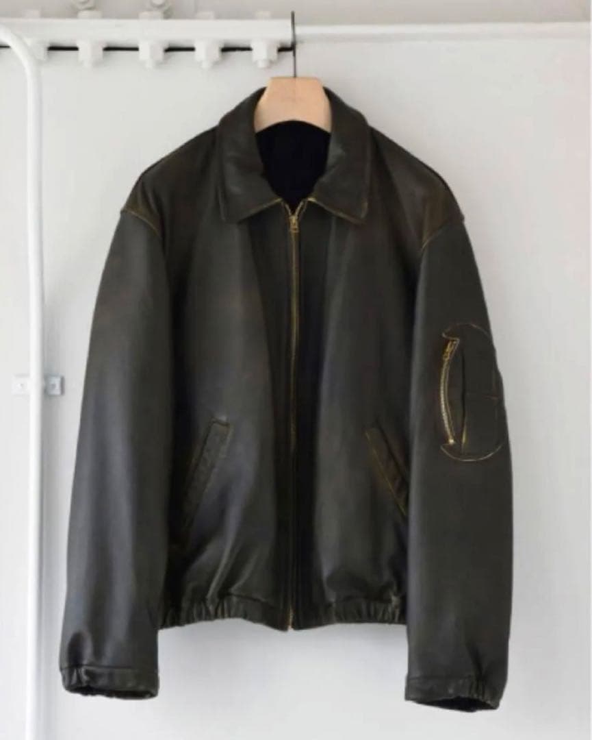 COMOLI レザージップブルゾン 4 Z01-04006 コモリ