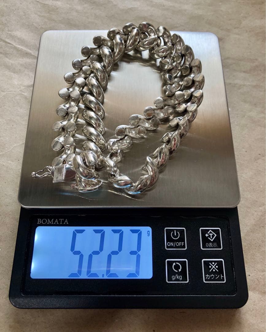 vintage 925 サンマルコチェーン ネックレス