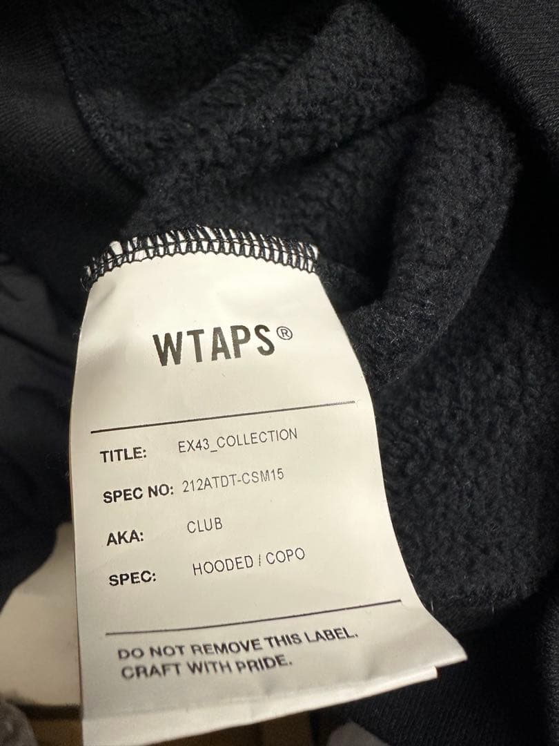 WTAPS CLUB HOODED COPO 03 L ブラック