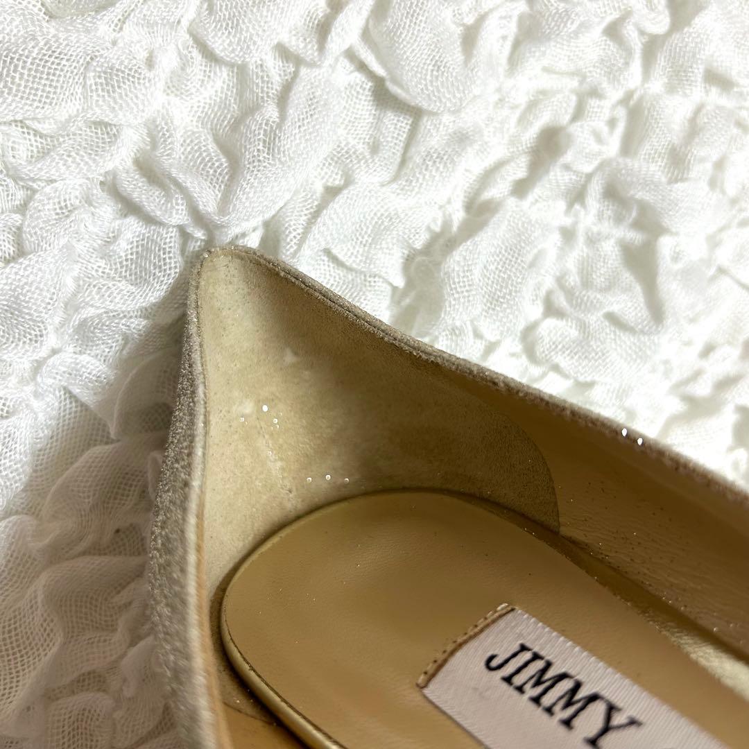 未着用✨現行 2024年購入 定価12.4万 ジミーチュウ グリッター パンプス