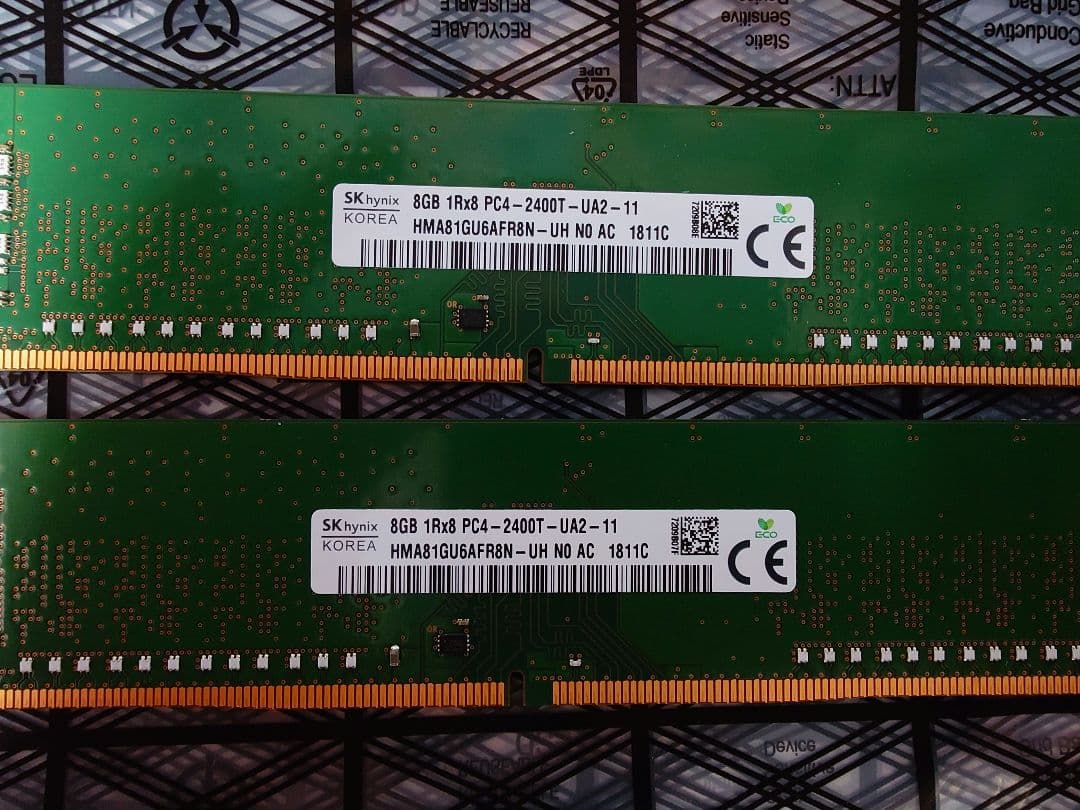 メモリー Hynix DDR4 2400 16GB (8x2)