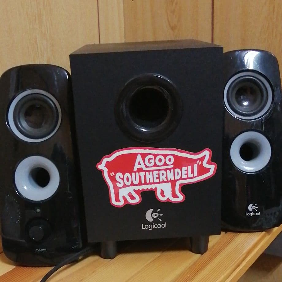 Logicool というパソコンに繋げるスピーカーです。