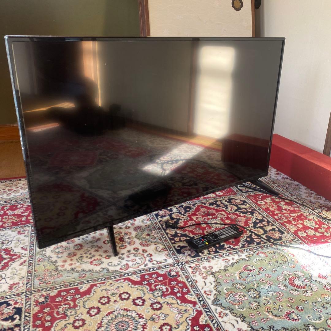 液晶テレビ　43V型　43インチ　4K リモコン付　株式会社ミスターマックス