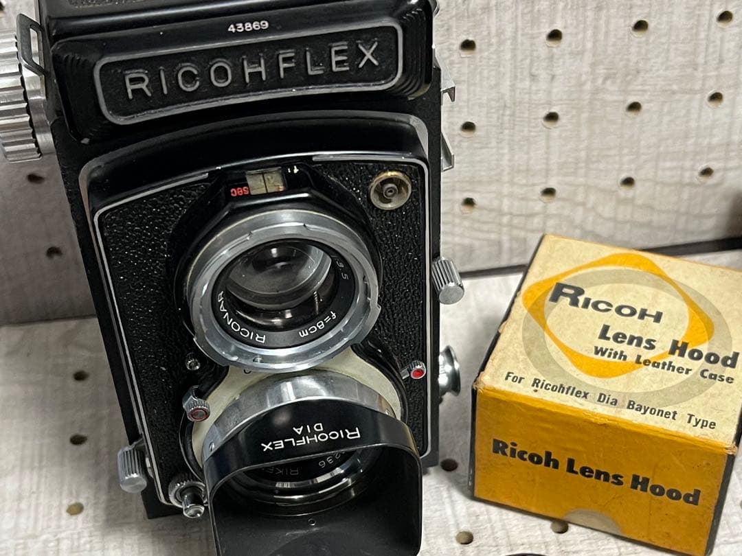 RicohFlex Dia カメラ80mm 3.5