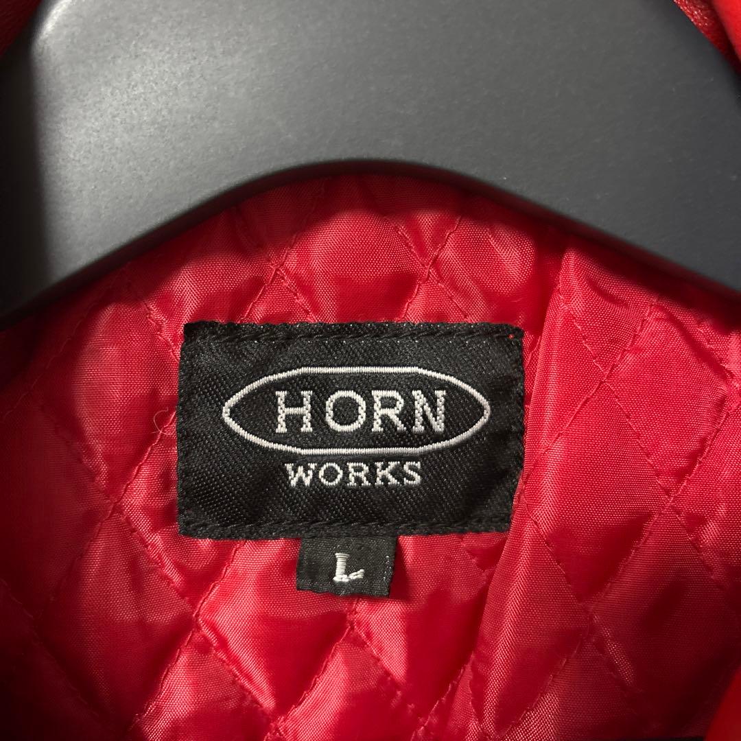 琥*丸様 【値下げ】HORN WORKS ホーンワークス レザー　赤　レッド