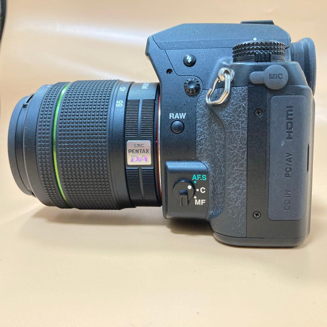 スマホ転送OKペンタックス K-x 一眼レフカメラ ホワイト SDカード付き