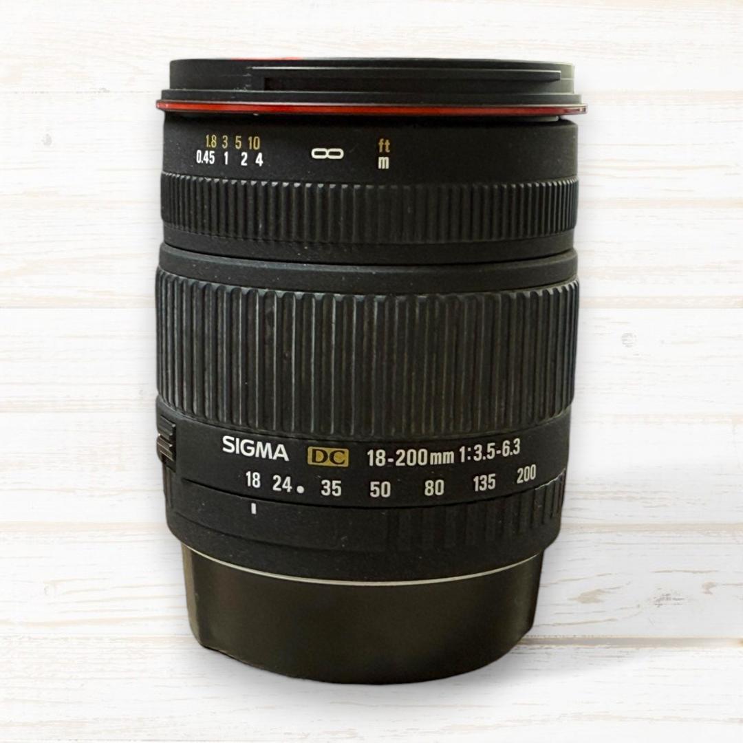 SIGMA ズームレンズ 18-200mm F3.5-6.3 DC Canon用