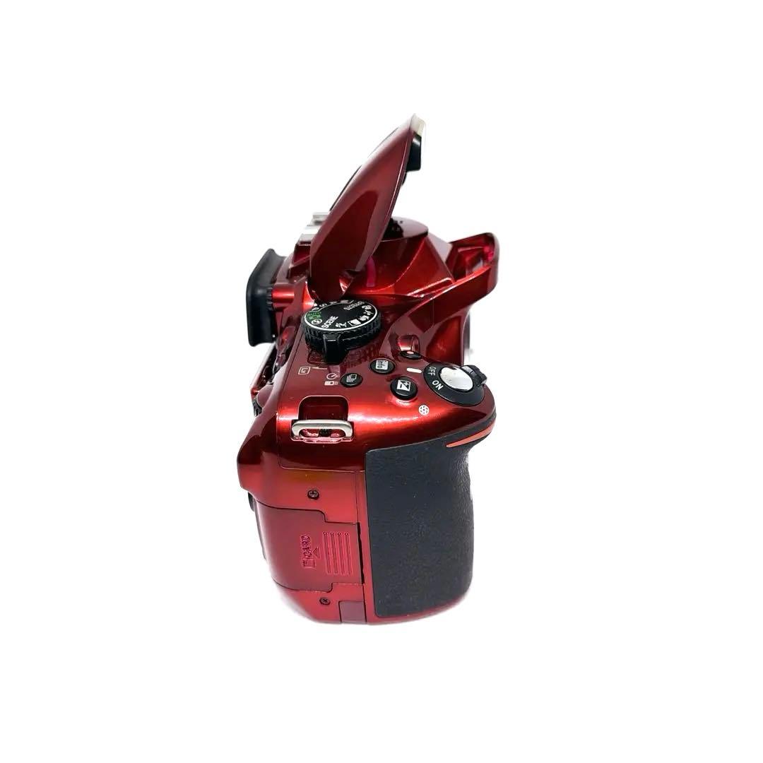 ❤️超新品級❤️一眼レフ❤️Nikon D5200 レッド❤️希少カラー