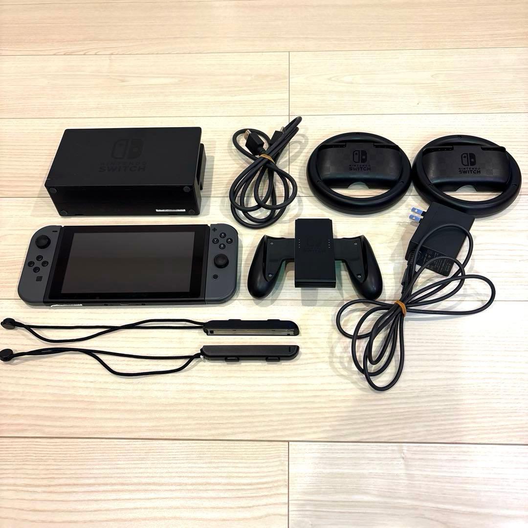 Nintendo Switch 本体 グレー 付属品一式（現行バッテリー強化版）