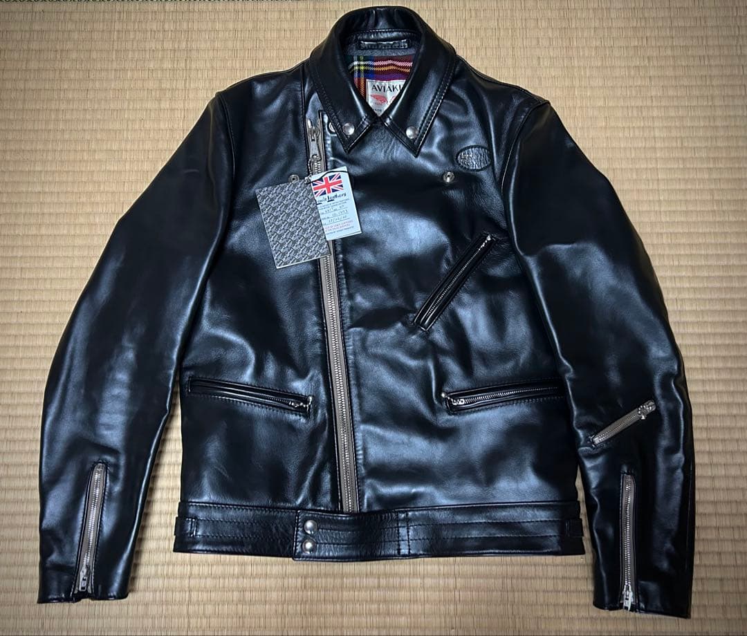 美品 ルイスレザー　サイクロンタイトフィット40 ホース オーダー