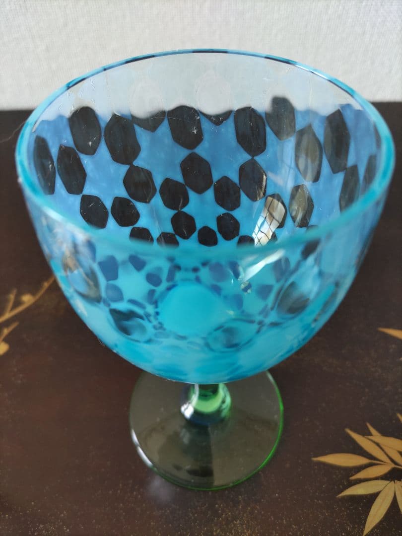 珍品氷コップ　リキュールグラス　利休杯　ワイングラス