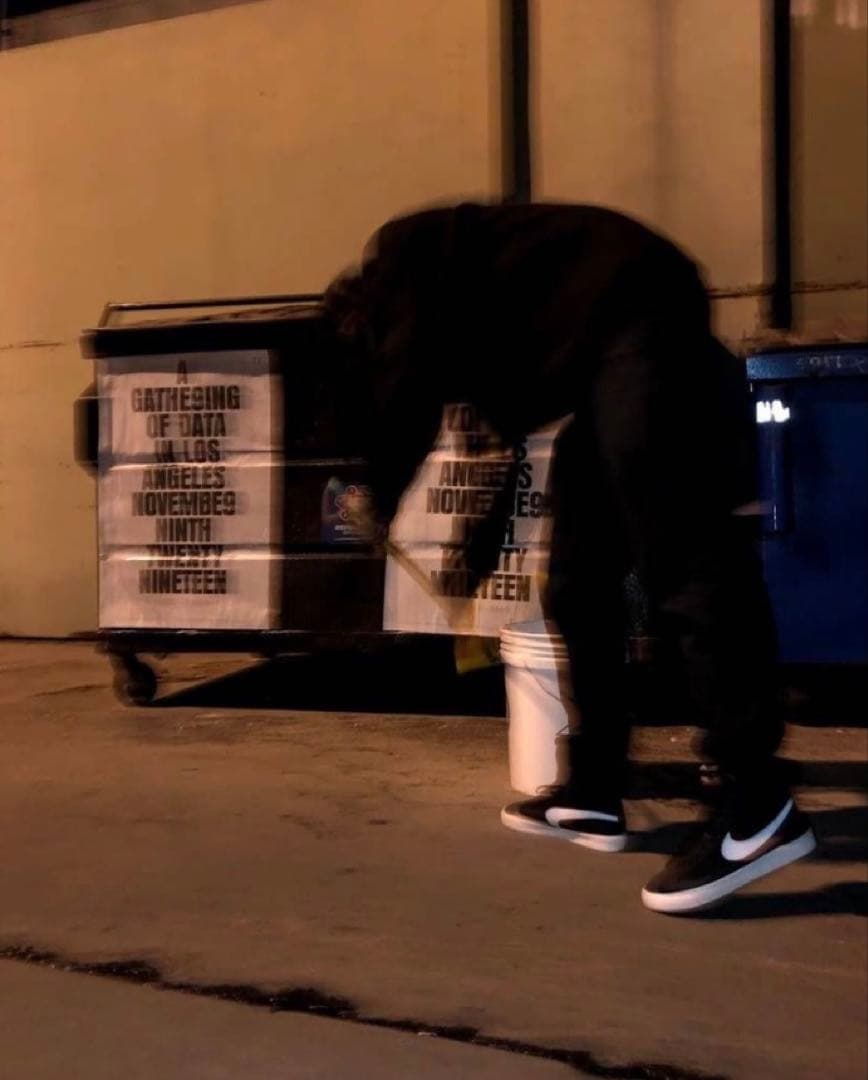 スウッシュ反転のスラムジャム×ナイキ ブレーザー ミッド クラス 1977 黒白