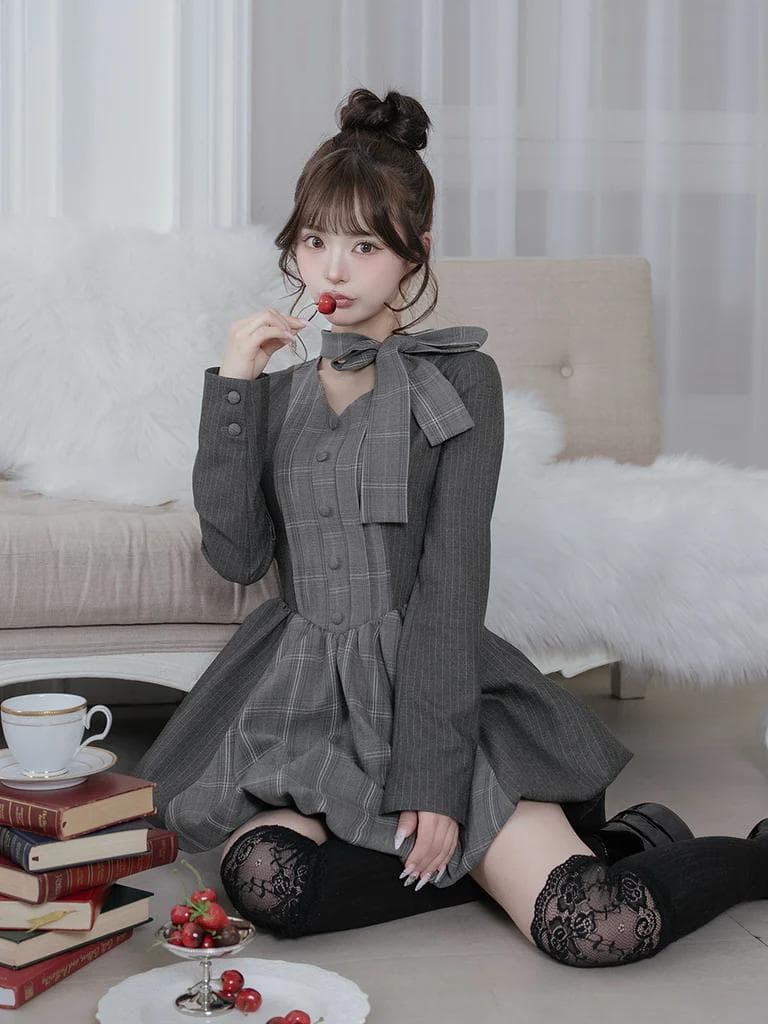 新品 Darich ダーリッチ　ショルダースカラップフリルシャツミニワンピース