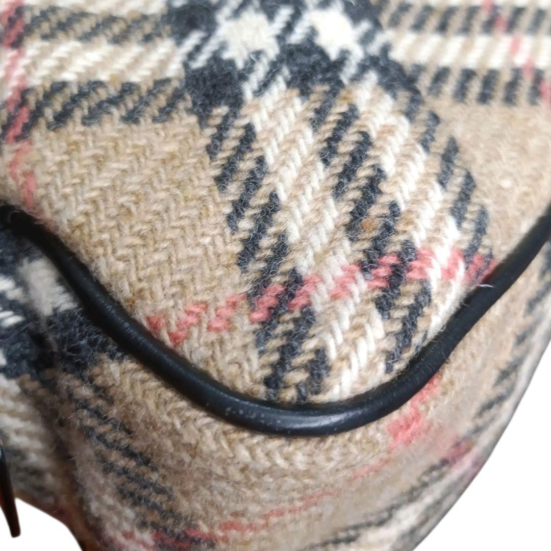 ✨Burberry London ノバチェック コットン ミニボストンバッグ