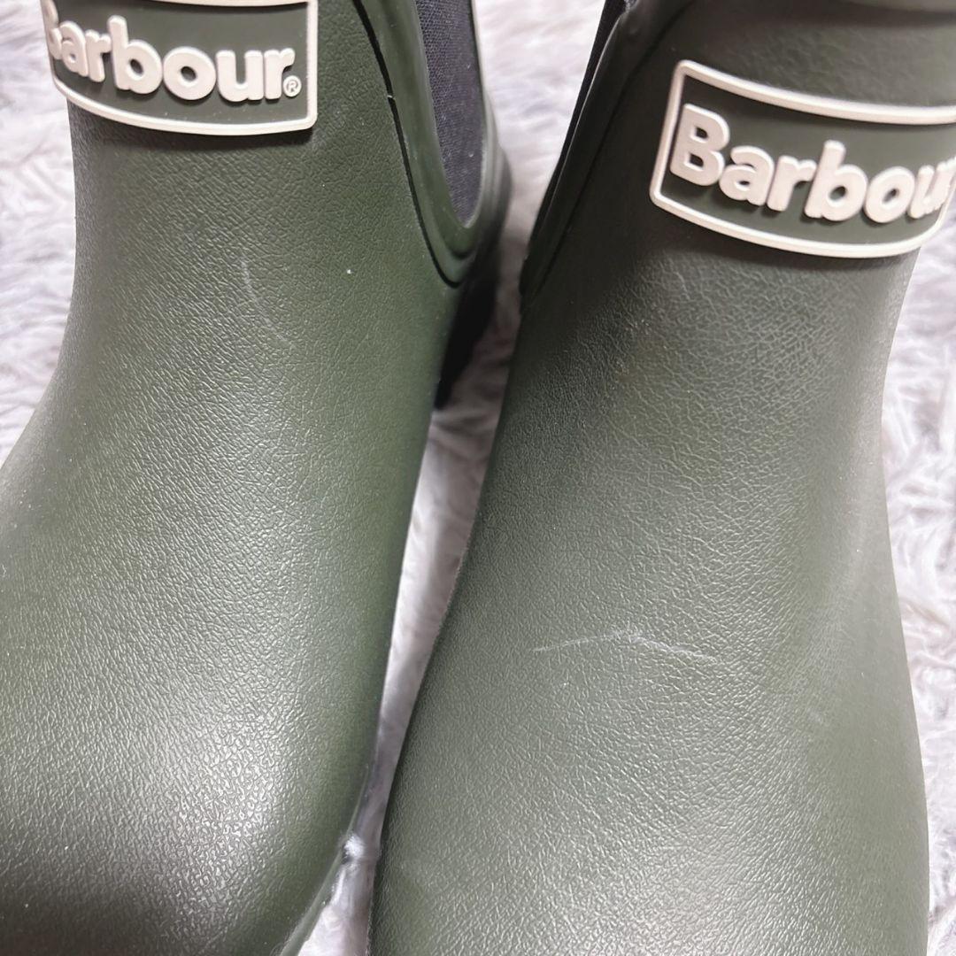 Barbour バブアー サイドゴア レインブーツ 雨靴 チェック レディース