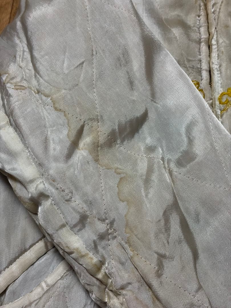 50s 60s 刺繍スカジャン ヴィンテージ 古着 別珍