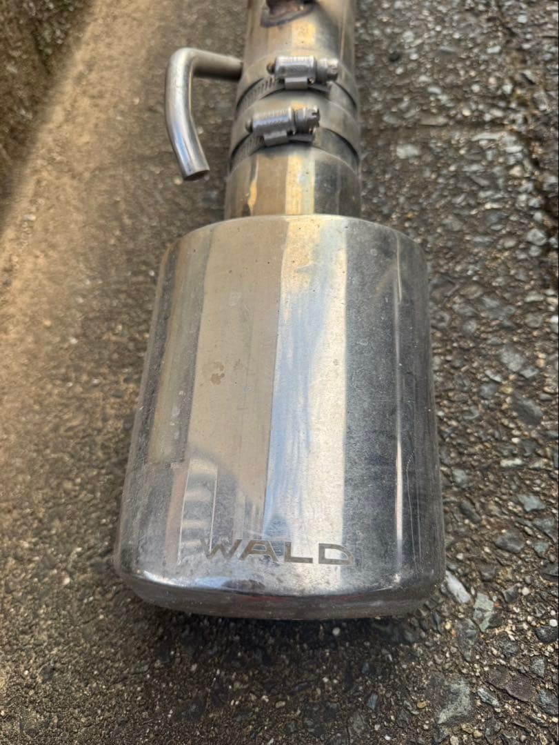 WALD ステンレスデュアルテールマフラー