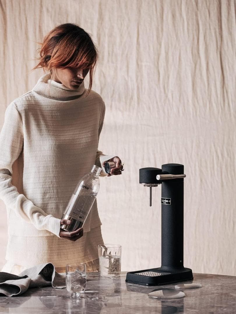 ソーダストリームガスシリンダー対応ステンレス製炭酸水メーカー専用ペットボトル付き