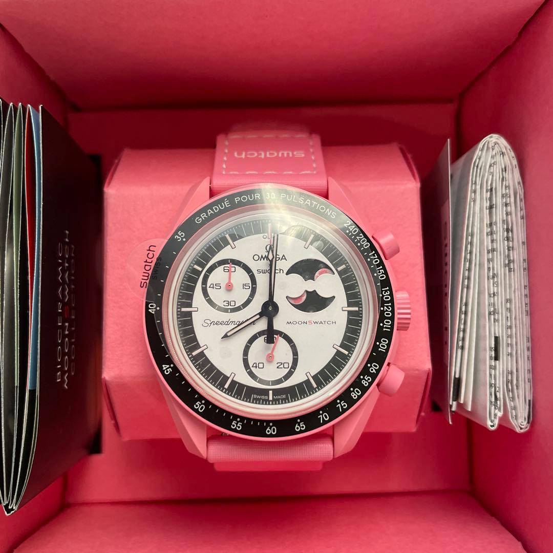 【新品】OMEGA MISSION TO THE PINK MOONPHASE