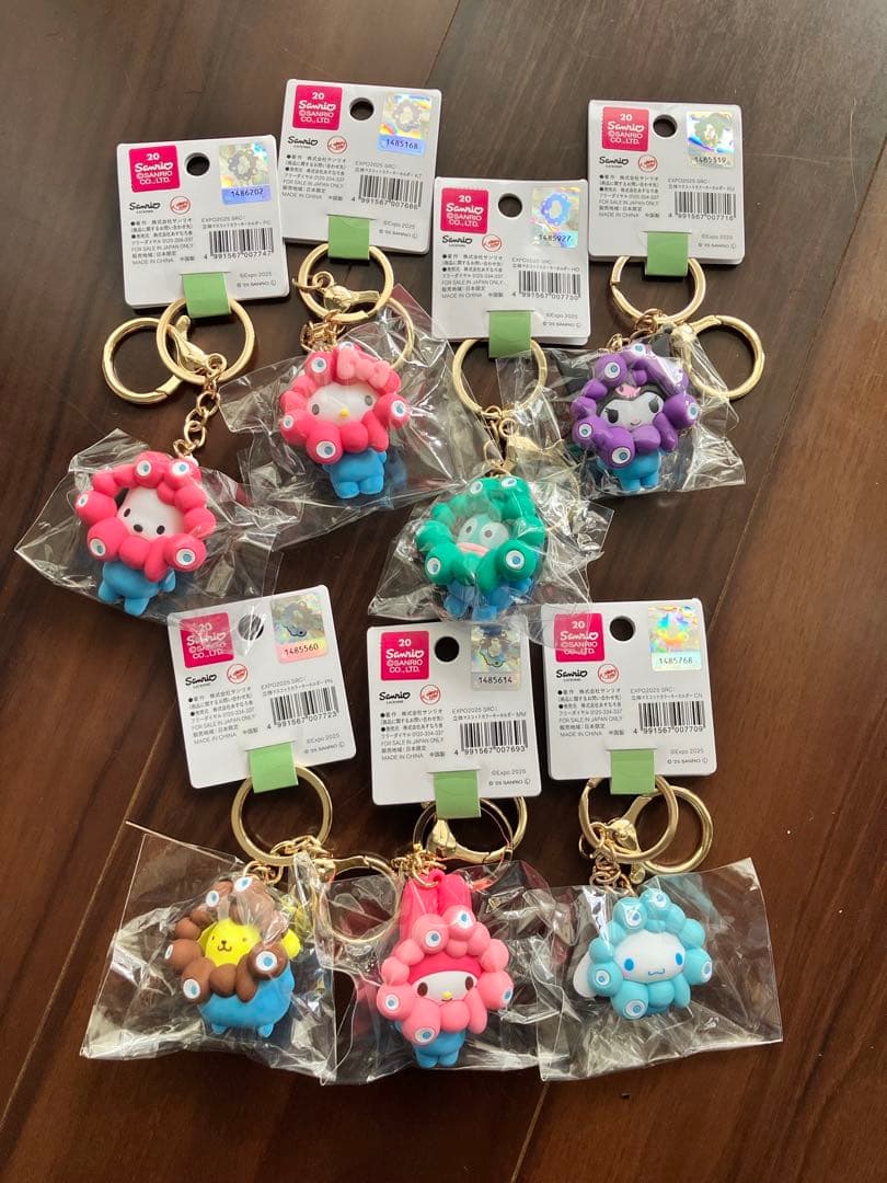 サンリオキャラクターズ ミャクミャクなりきり立体マスコットカラーキーホルダー