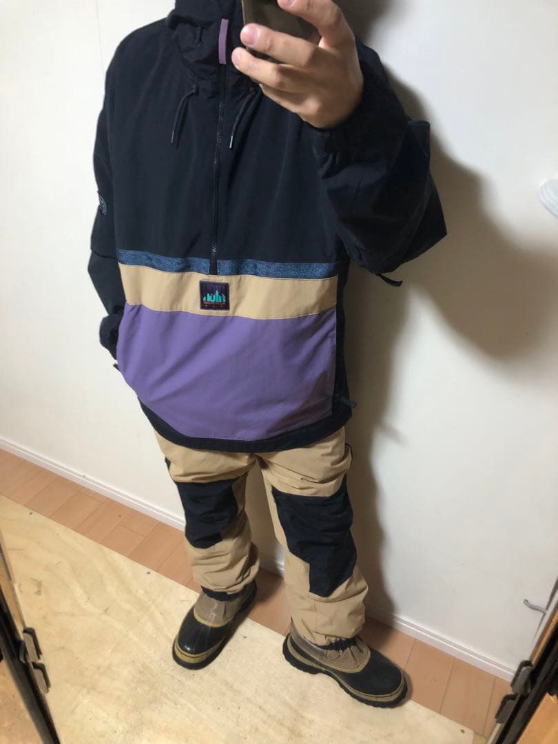 クイックシルバー ウェア セットアップ スノーボード グラトリ ジブ パーク