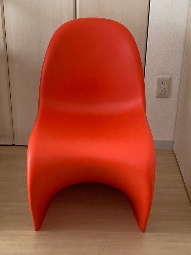 Vitra製　パントンチェア(Panton Chair) オレンジ