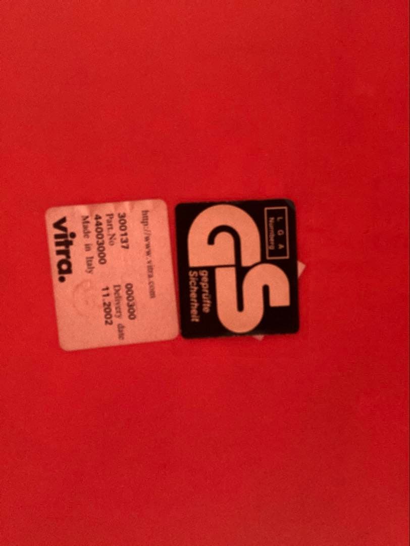 Vitra製　パントンチェア(Panton Chair) オレンジ