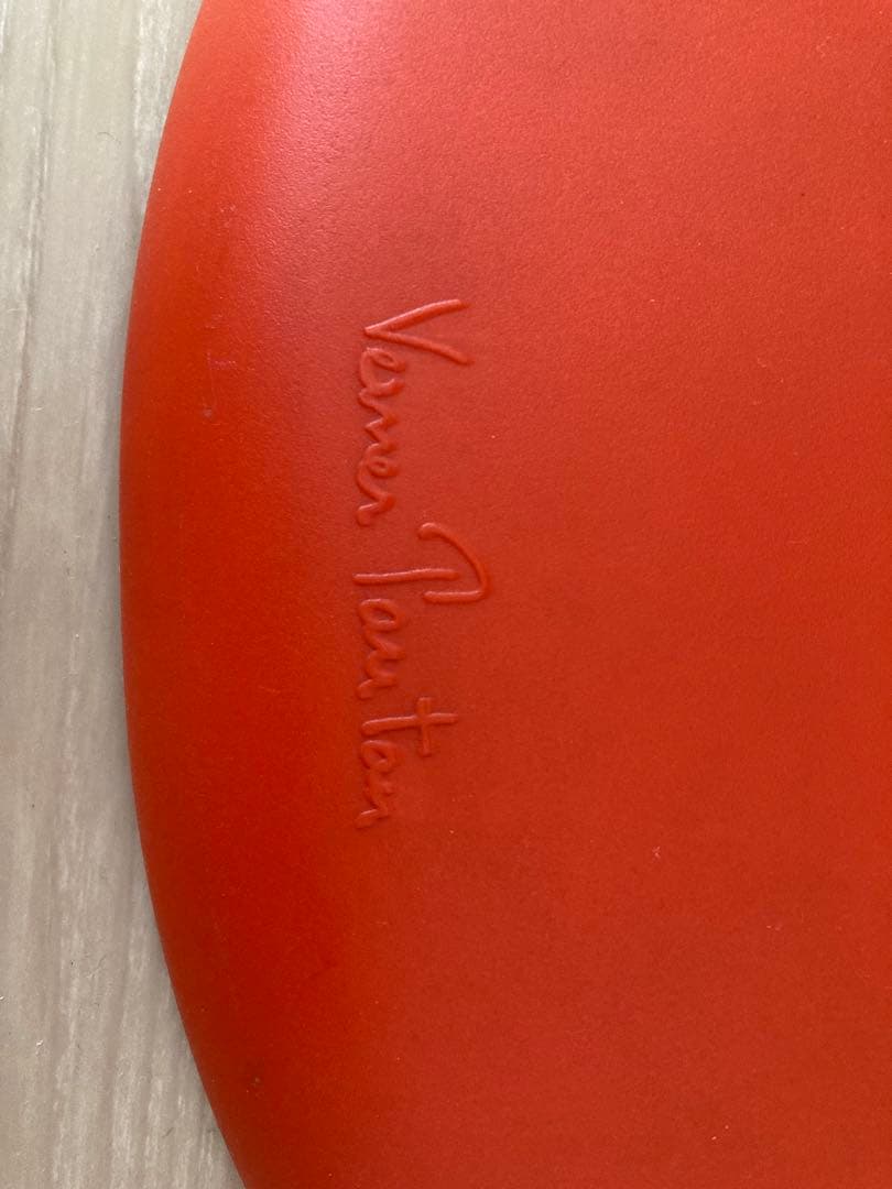 Vitra製　パントンチェア(Panton Chair) オレンジ