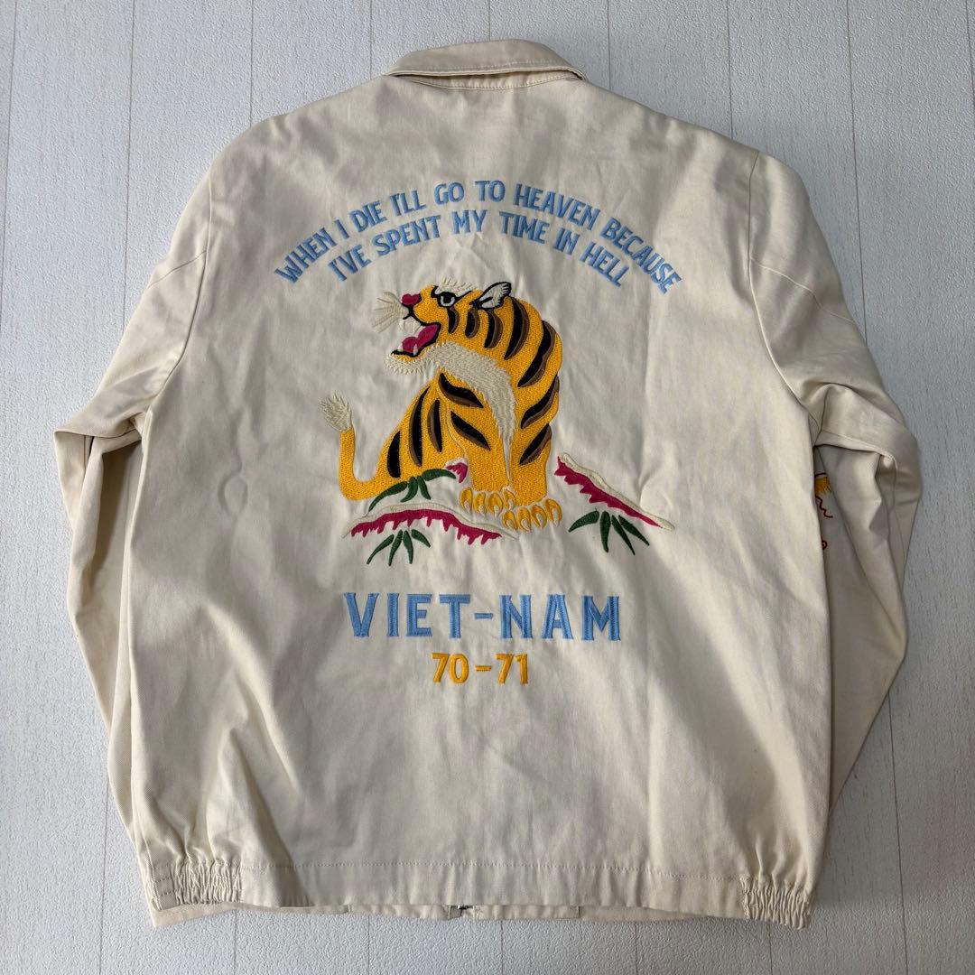 HOUSTON /ヒューストン　ベトナムジャケット　ベトジャン　ブルゾン　キナリ