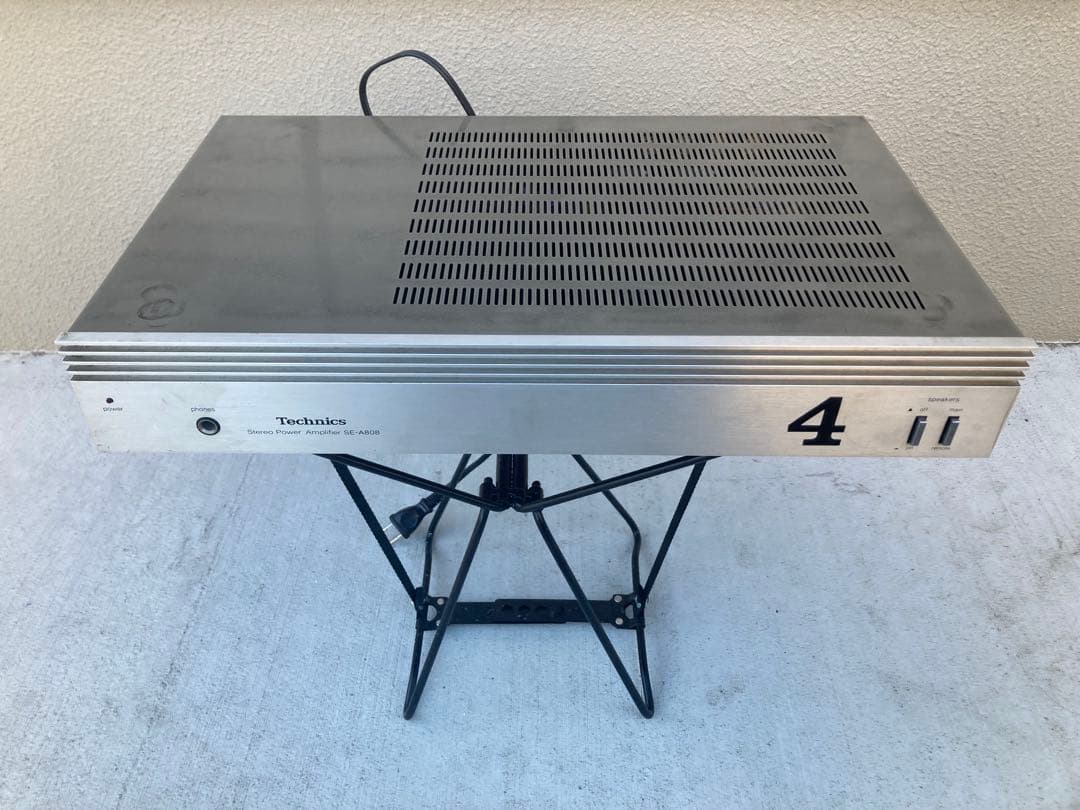 激レア 完動品 Technics SE-A808 パワーアンプ テクニクス