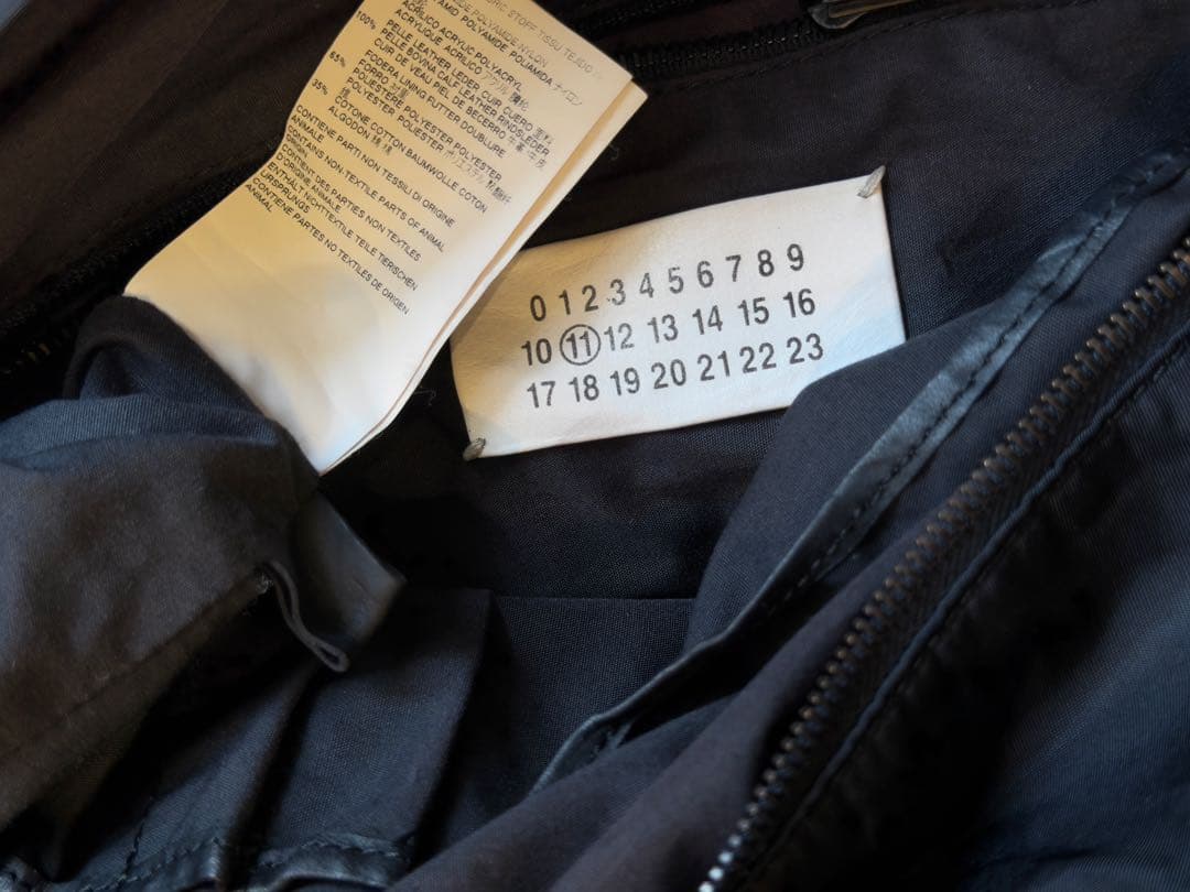 メゾンマルジェラ　セーラーバッグ　ブラック