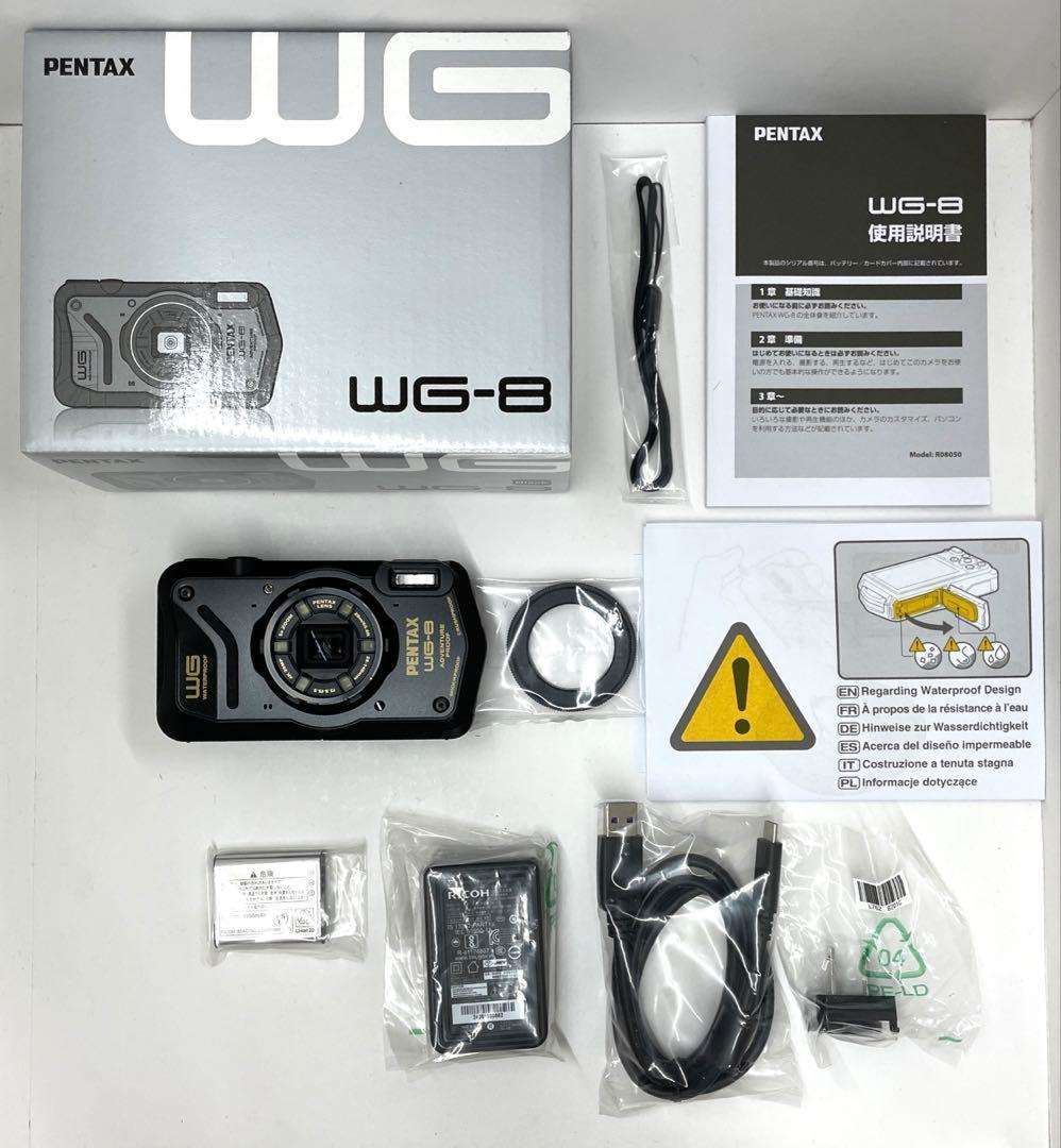 RICOH PENTAX WG-8 デジタルカメラ ブラック 未使用品