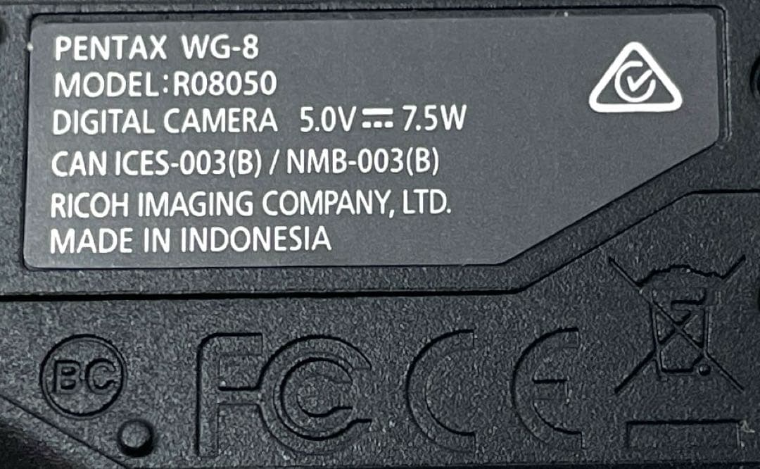 RICOH PENTAX WG-8 デジタルカメラ ブラック 未使用品