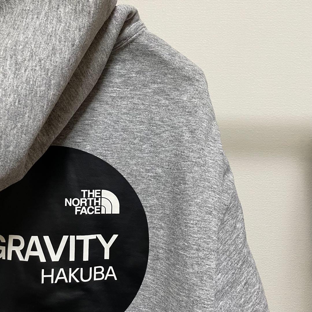 ノースフェイス GRAVITY白馬限定フーディ【Lサイズ】パーカー グレー
