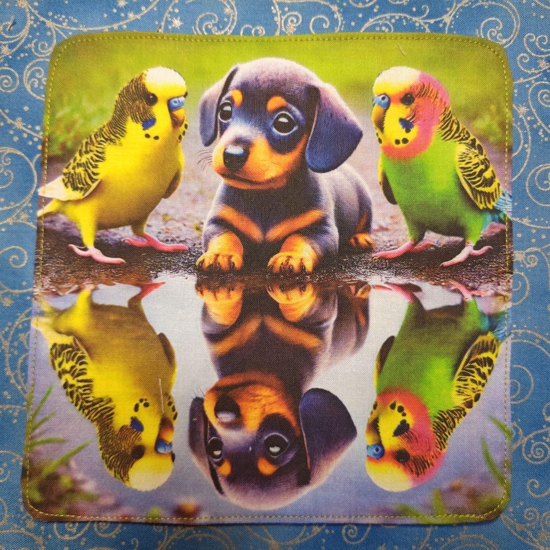 アロママ ハンカチ　パグちゃん　ダックス 柄　28枚