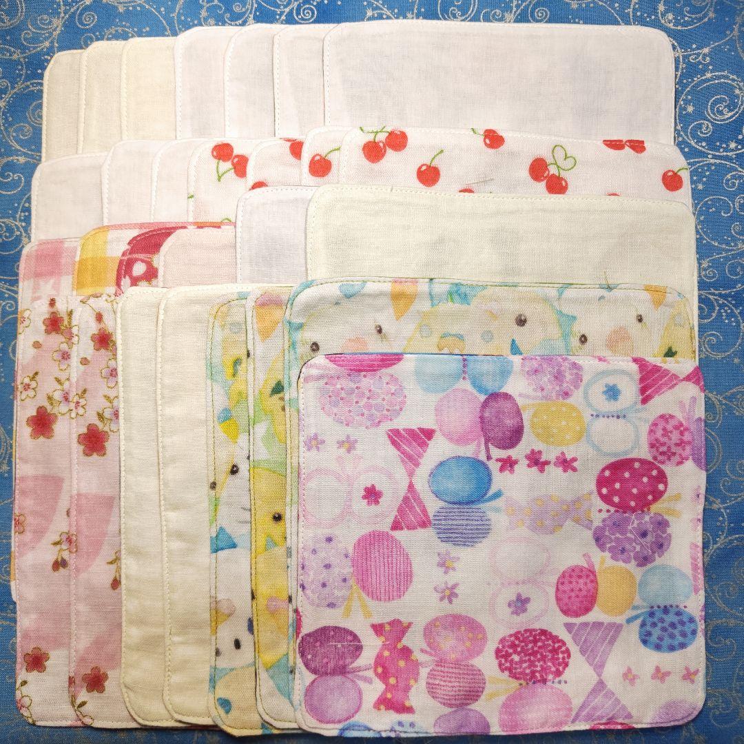 アロママ ハンカチ　パグちゃん　ダックス 柄　28枚