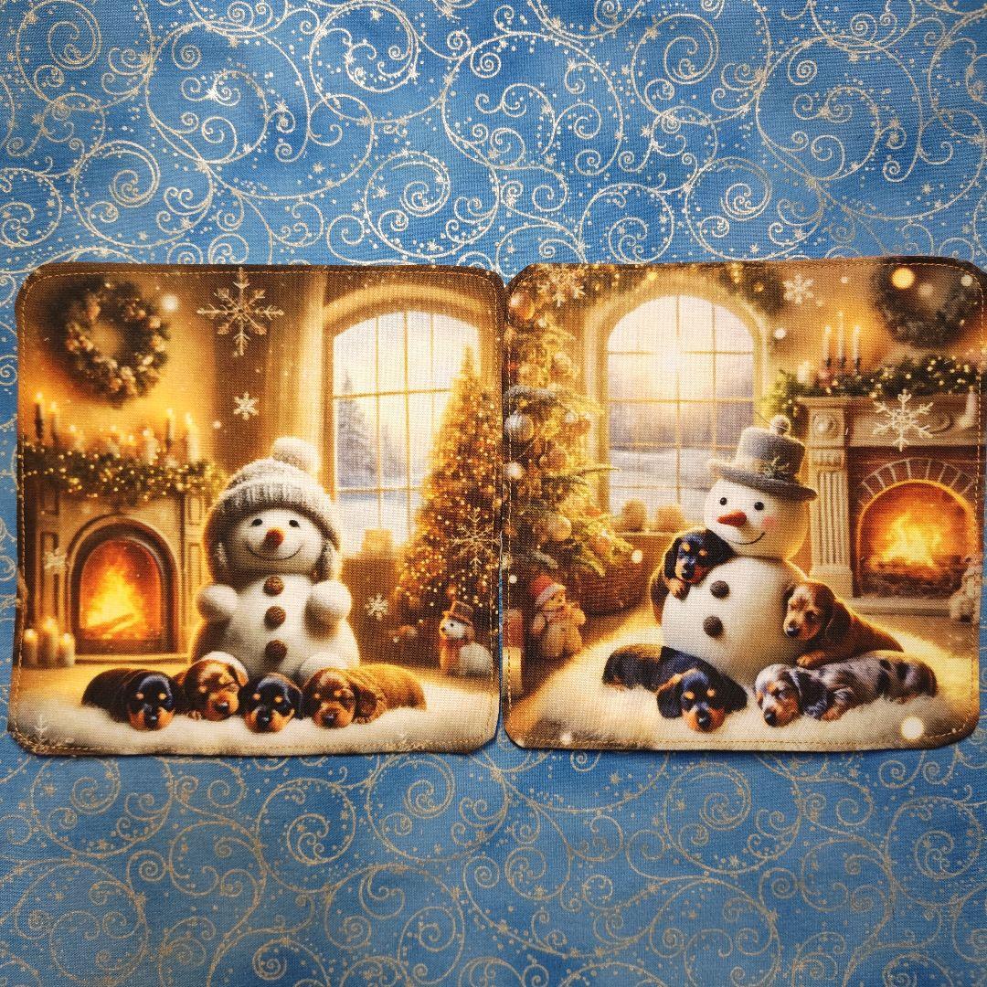 アロママ ハンカチ　パグちゃん　ダックス 柄　28枚