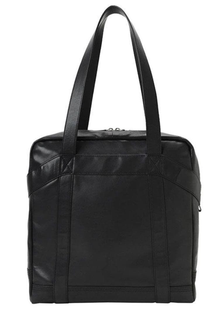 吉田カバン　PORTER　LUGGAGE LABEL 　黒　レザー　トートバッグ