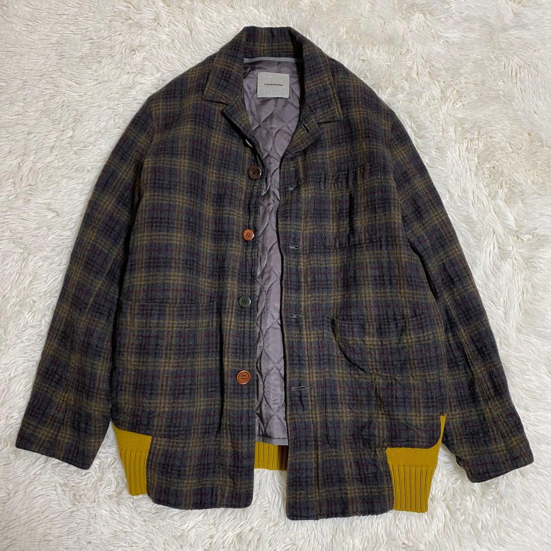 美品　アンダーカバー　ニット　ドッキング　ジャケット　2 メンズ　ライナー付き
