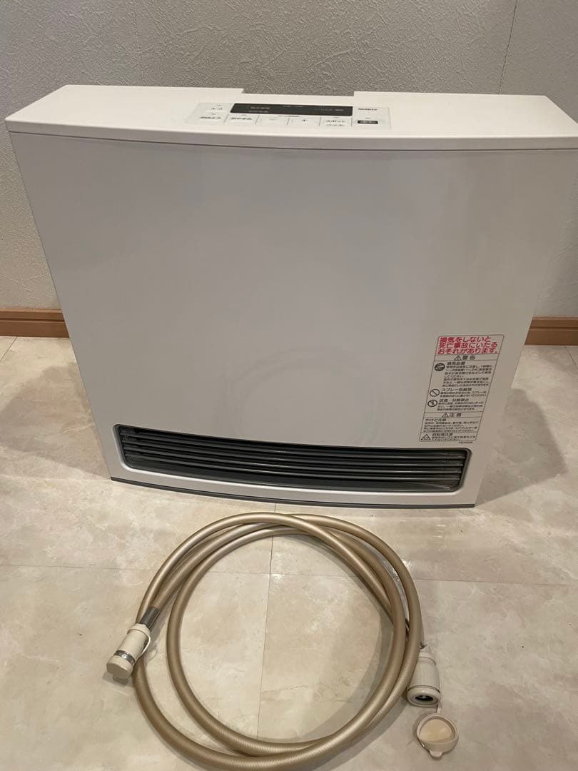 美品　ノーリツ　ガスファンヒーター　都市ガス用2021年袋