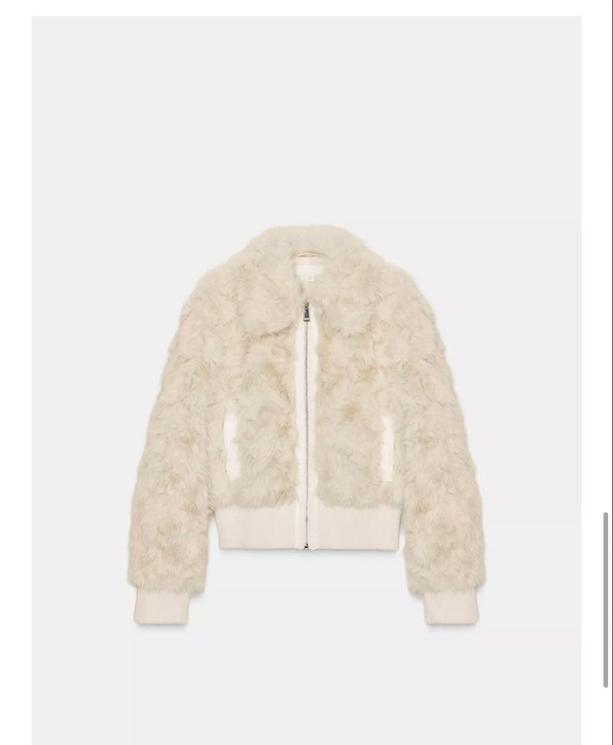 ZARA ザラ フェイクファーボンバージャケット 新品タグ付き